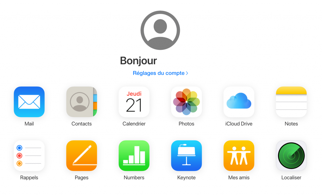 sauvegarde icloud