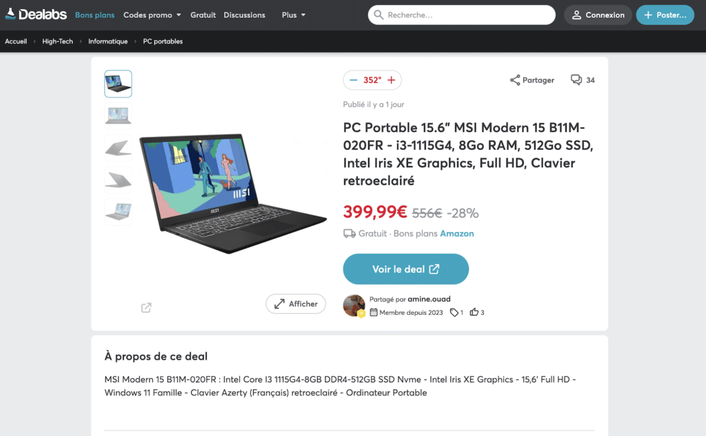 bonne affaire ordinateur portable