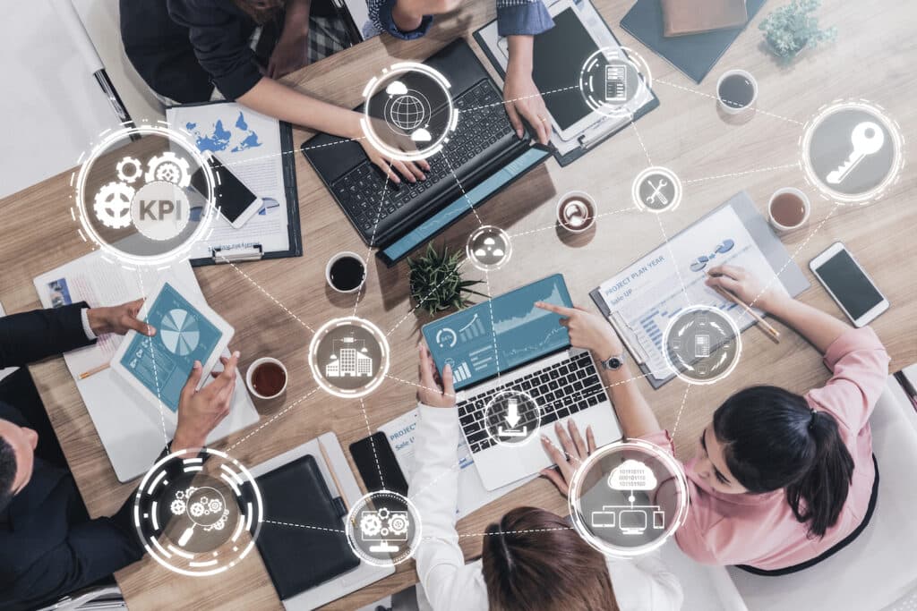 KPI Key Performance Indicator for Business Concept